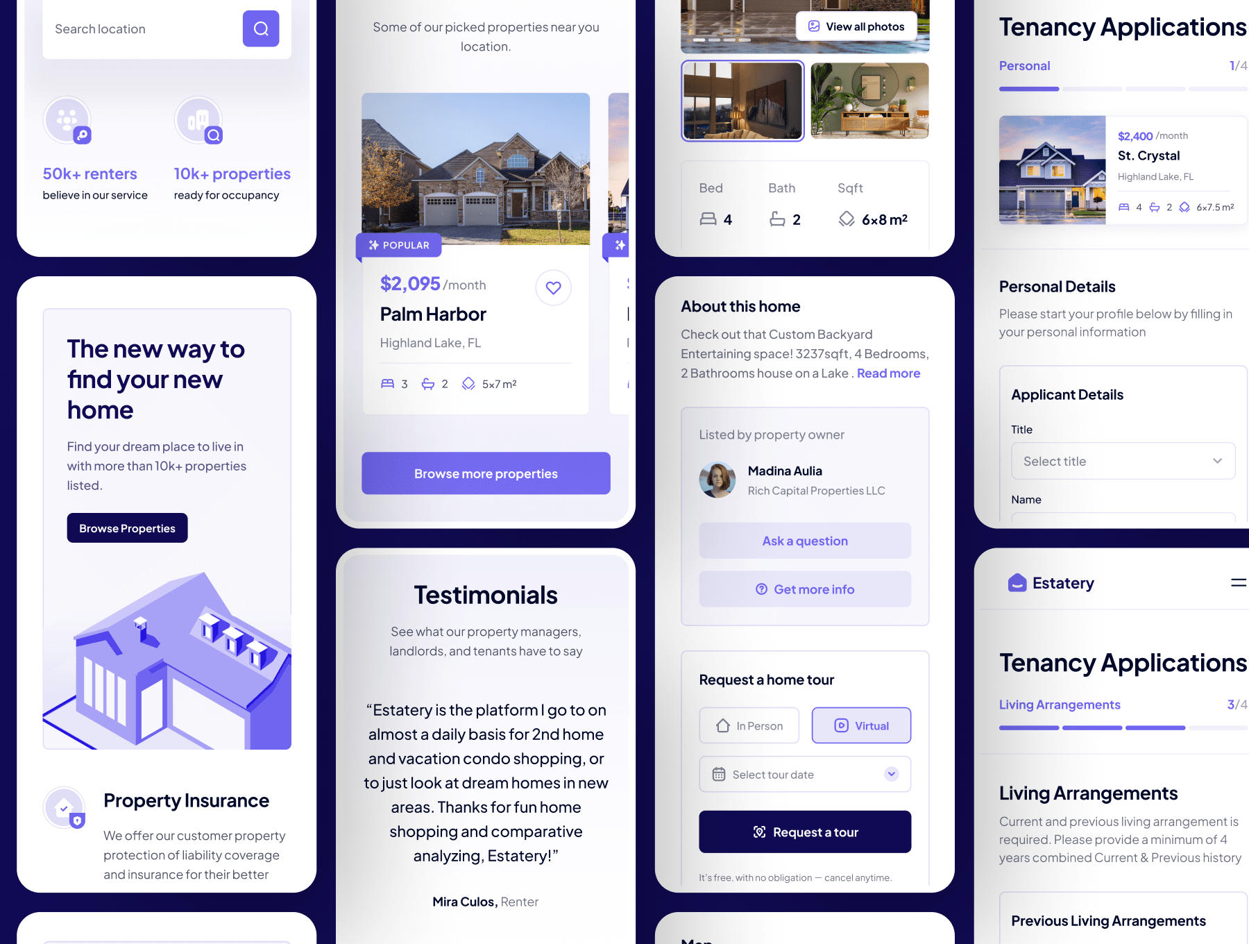 Estatery Real Estate SaaS UI Kit by DhuhaCreative ThemeForest